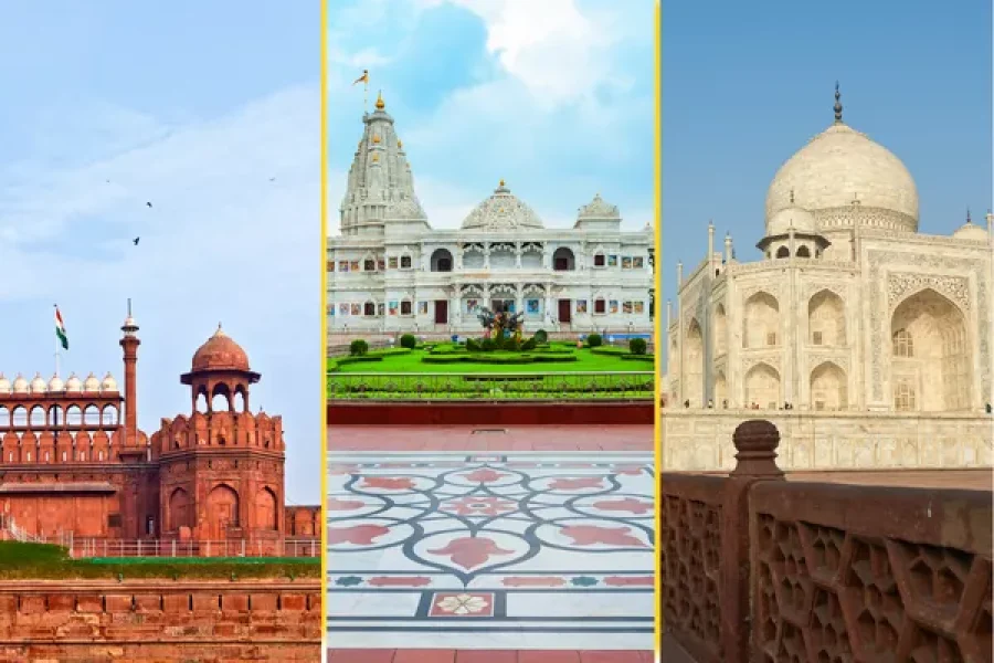 Delhi Vrindavan Agra Tour 3N/4D